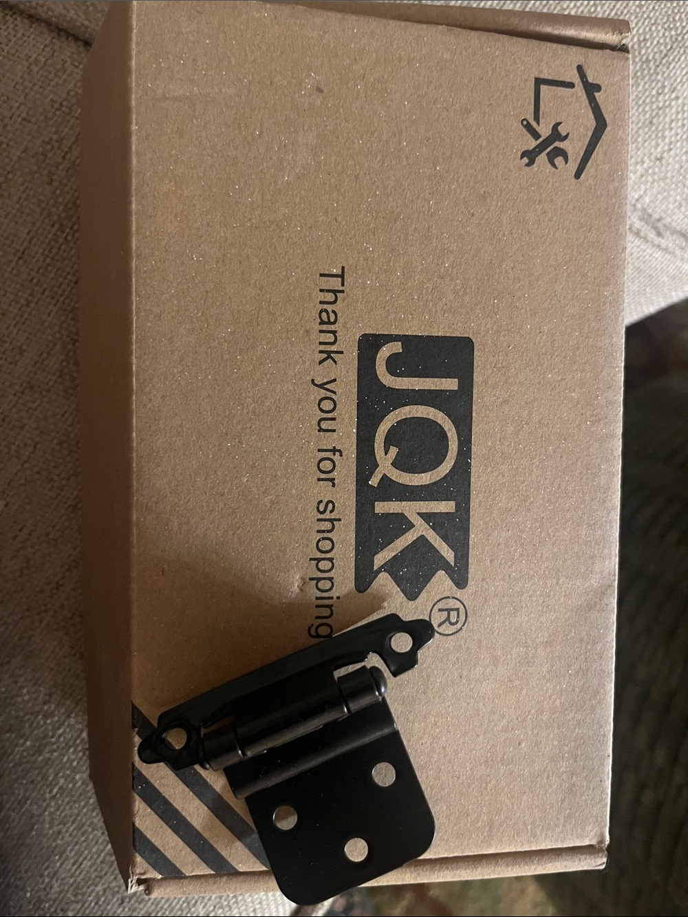 Black Soft-Close Hinge for Home Storage & Organization